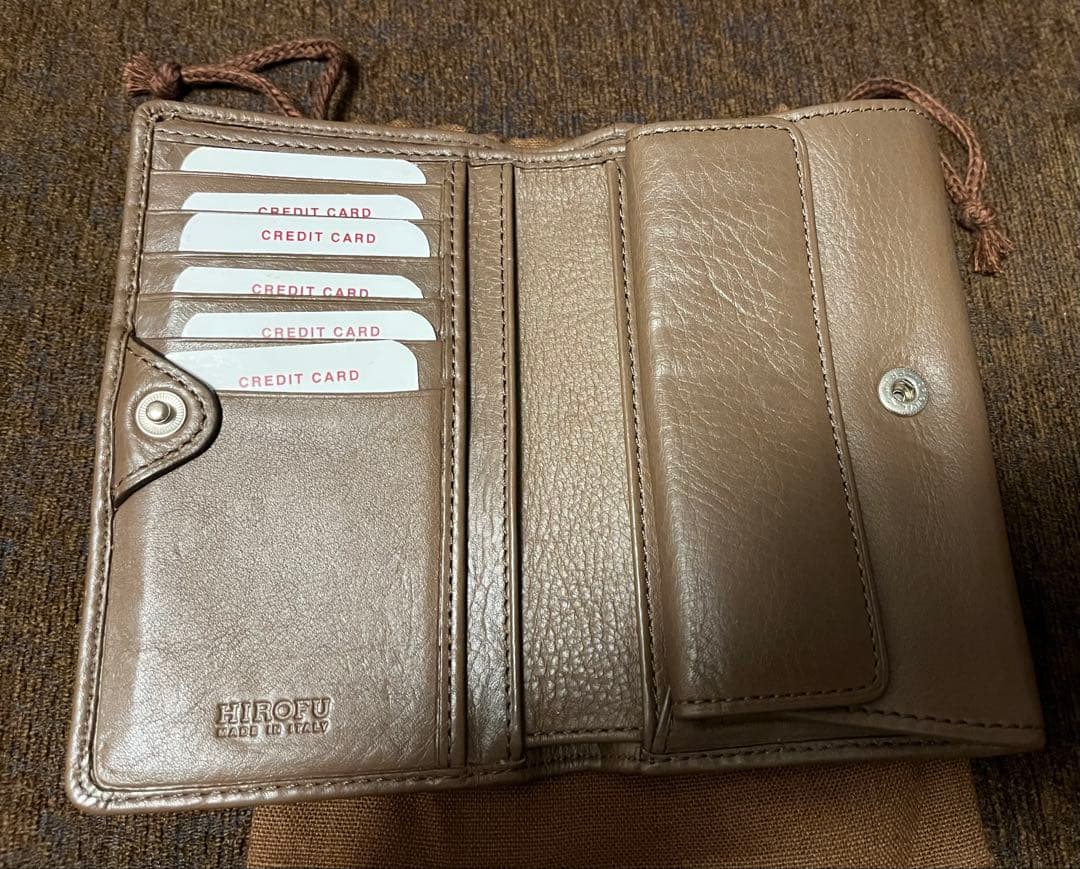 HIROFU 【センプレ】二つ折り財布 レザー ウォレット 本革