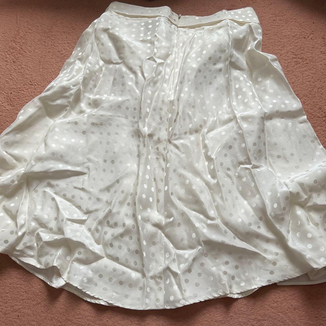 新品 Balenciaga Silk バレンシアガ ひざ丈シルクフレアスカート