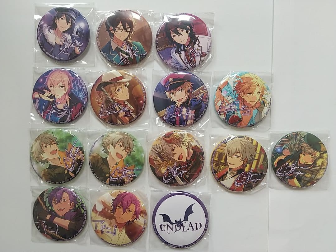 あんスタ バラエティ缶バッジ バラ缶 UNDEAD 零 薫 晃牙 アドニス