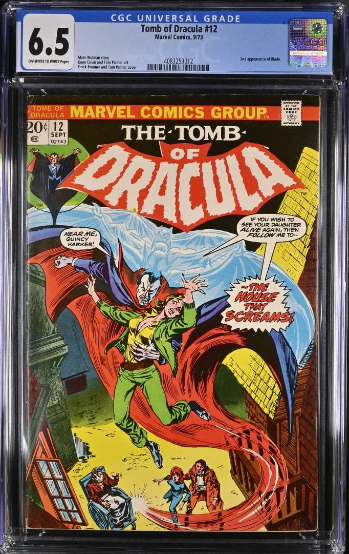 アメコミリーフ Tomb of Dracula #12 CGC 6.5