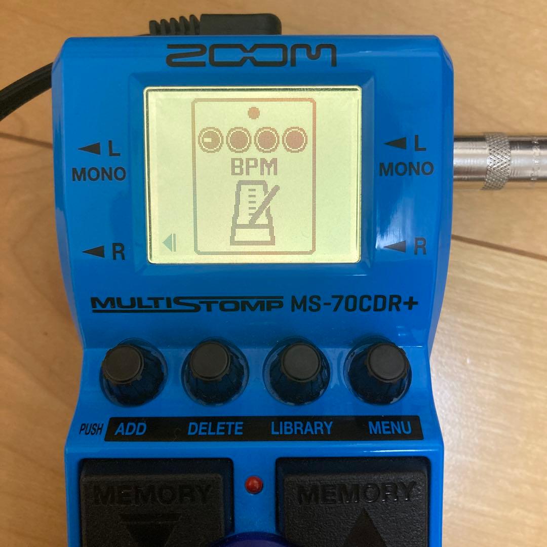 [動作確認済み]ZOOM MS-70CDR+ マルチエフェクター