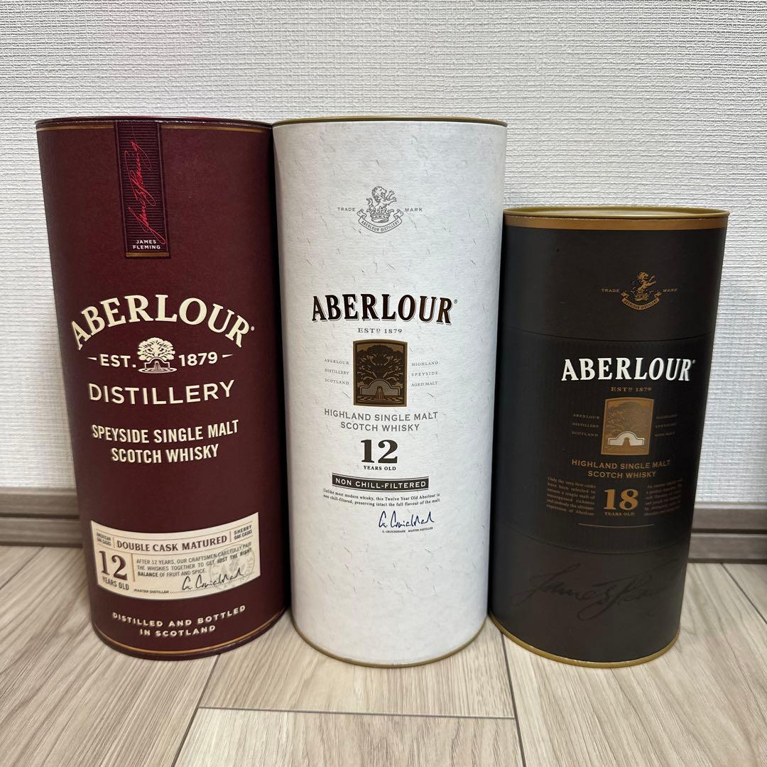 アベラワー12年 ノンチル12年 18年 スコッチウイスキーセット
