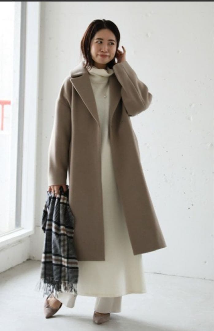 美品 IENA MANTECO オーバーチェスターコート