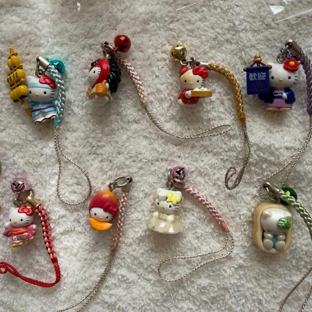 s*o様 ハローキティ　ご当地キティ　ストラップ　根付　ボールペン　シャーペン