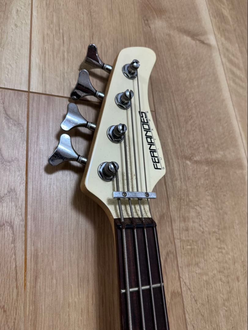 FERNANDES エレキベース PJタイプ 4弦 クリーム系 現状品