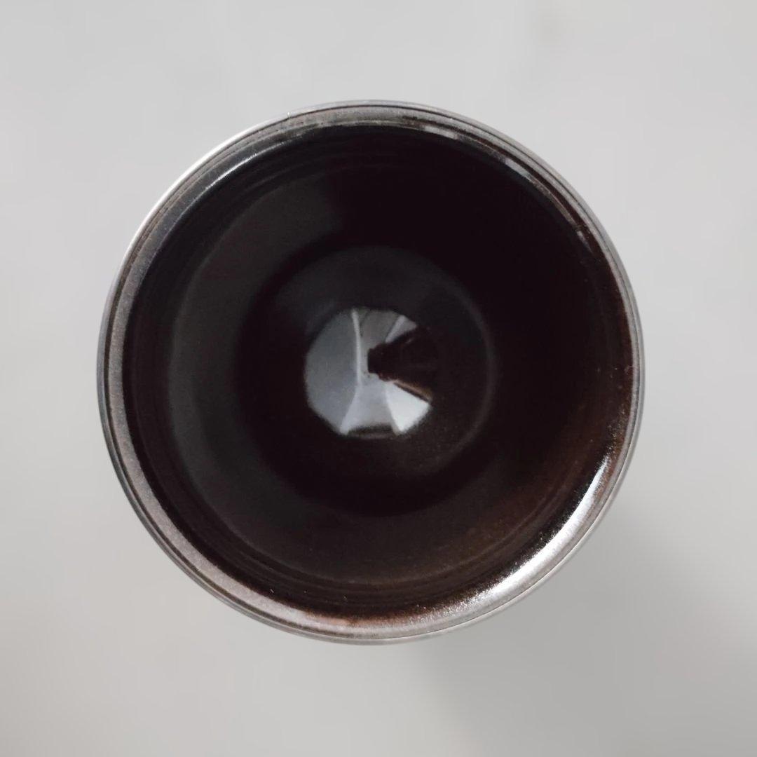 天目茶碗 黒 草山作 木製 天目台セット 黒塗 貴人台 茶道具 紙箱