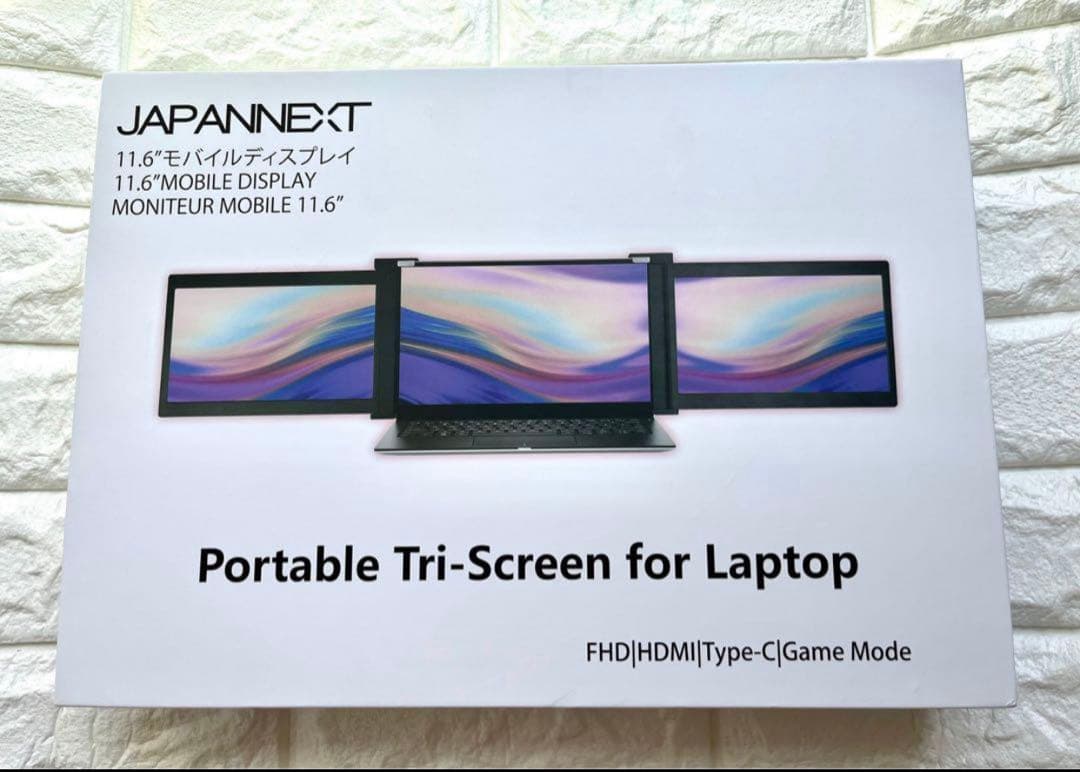 こ*う様 マルチディスプレイモバイルモニター JAPANNEXT 11.6インチ