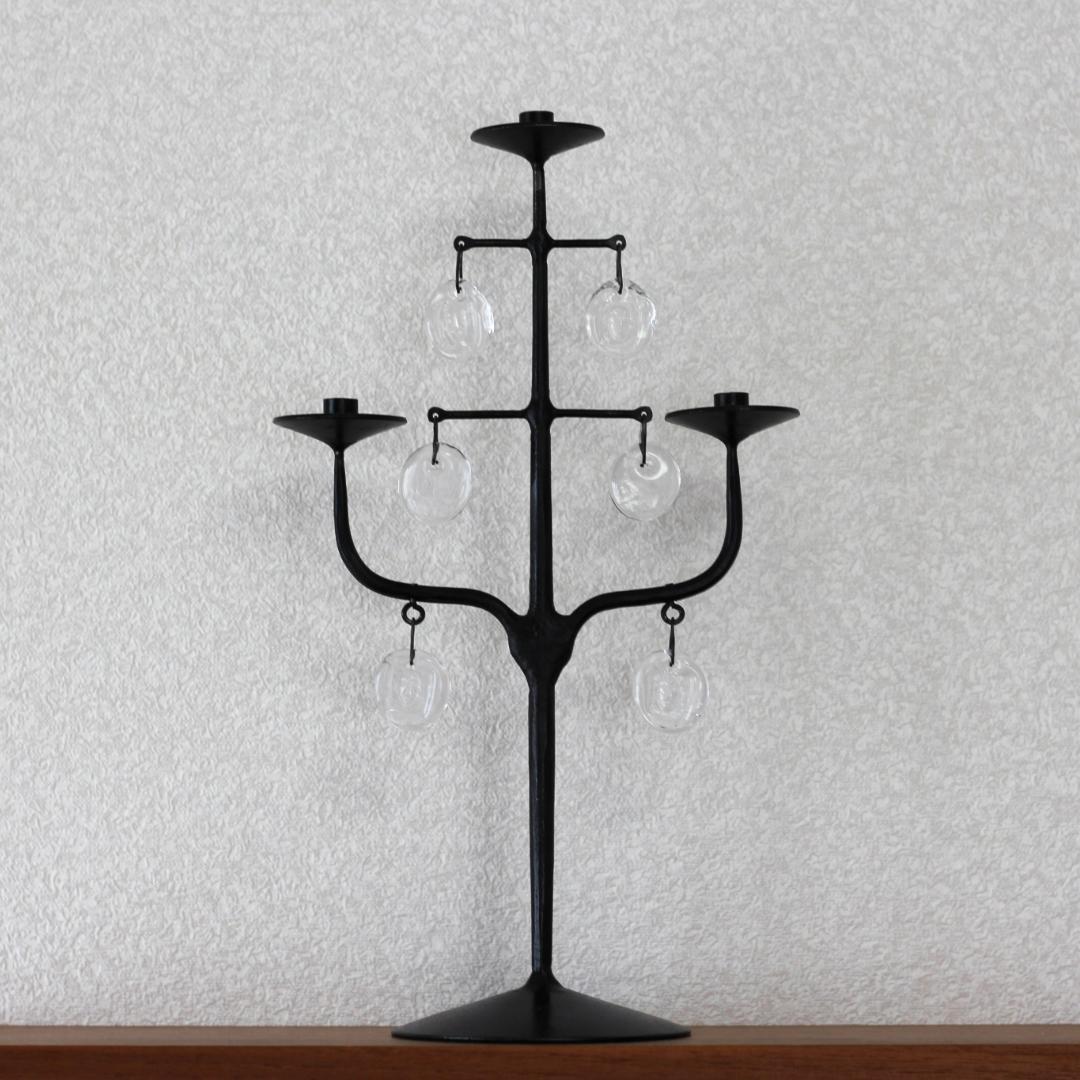 【刻印有】Erik Hoglund　エリックホグラン　ツリー型キャンドルスタンド