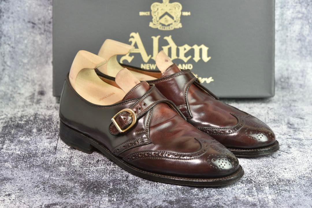 オールデン　コードバン　#1671　6.5D　バーガンディ　アバディーンラスト