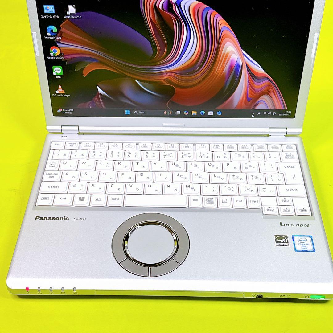 高速SSD i5⭐️カメラ付ノートパソコン windows11 軽量 レッツノート