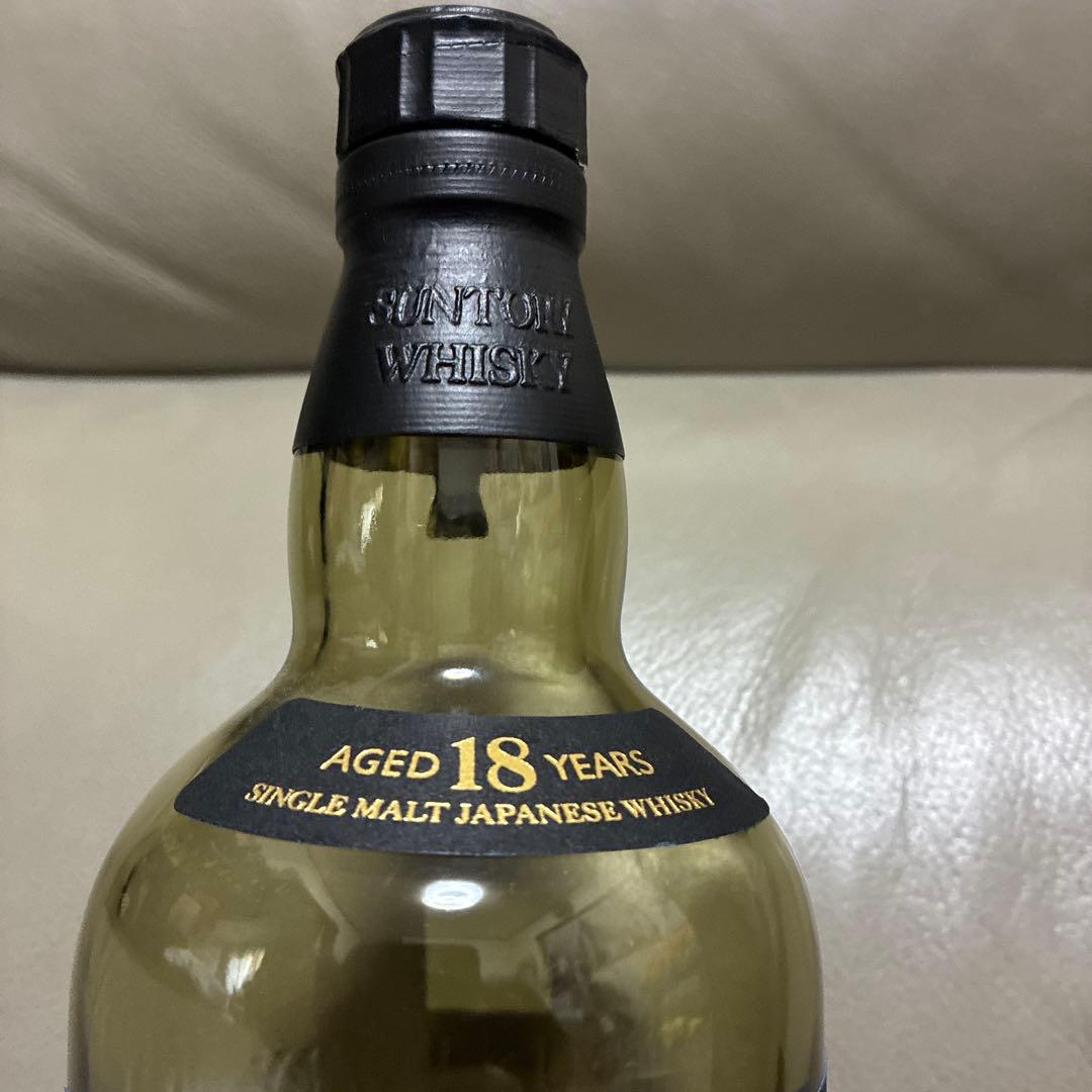 山崎１８年　空瓶　化粧箱　セット