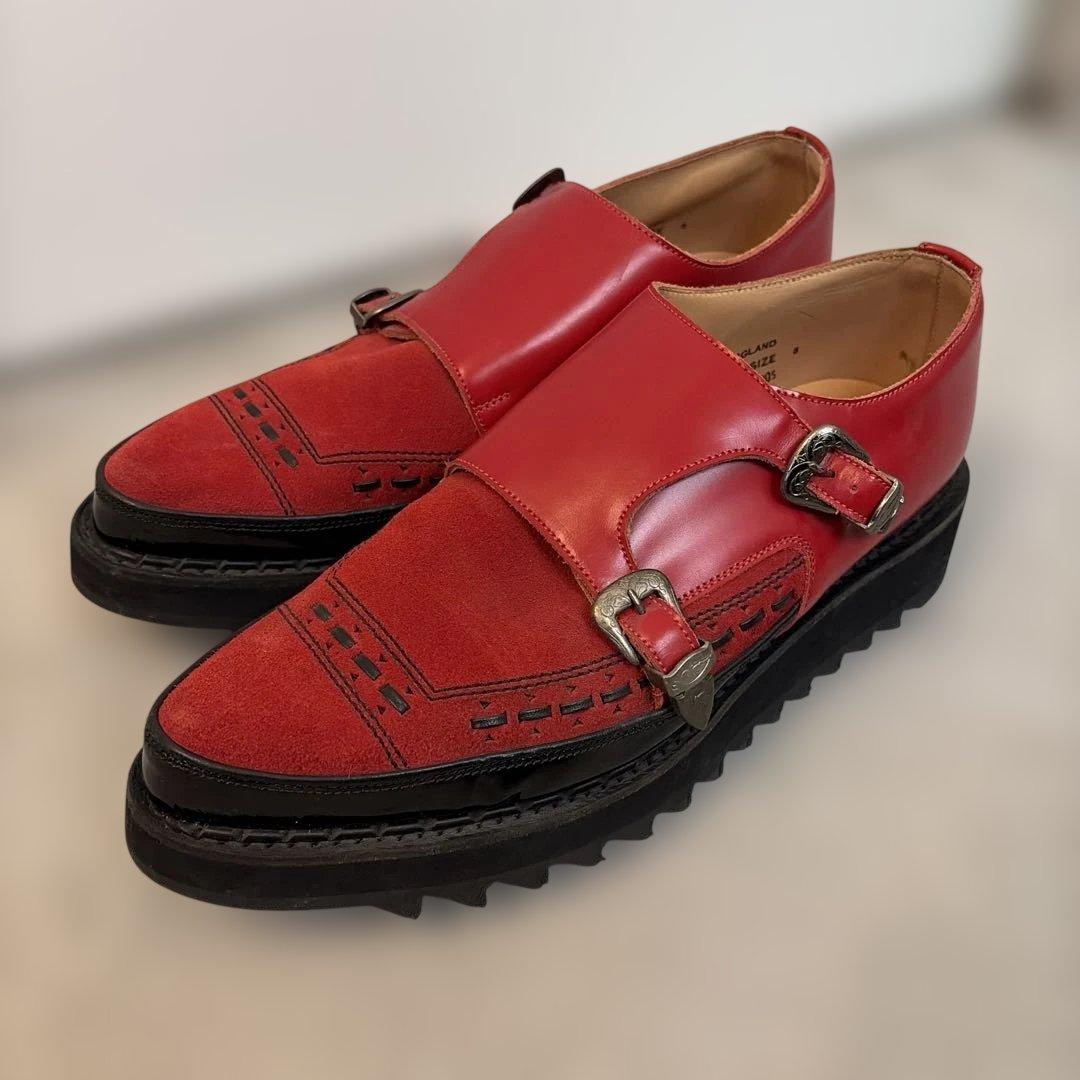 美品★JOHNLAWRENCESULLIVAN×eCox★ダブルモンク