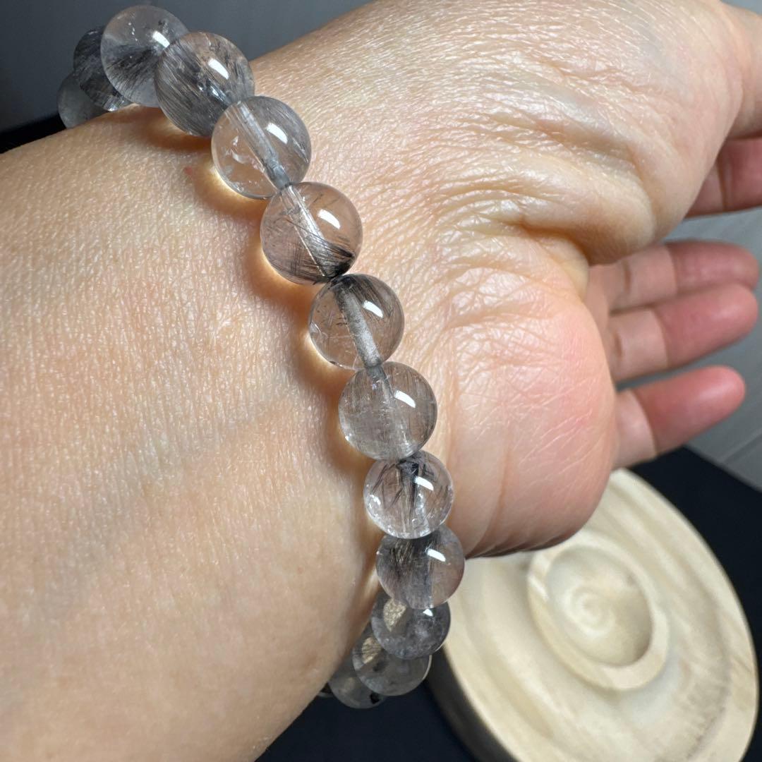 信念をもって前進！成功を掴む⭐︎プラチナルチルクォーツブレスレット