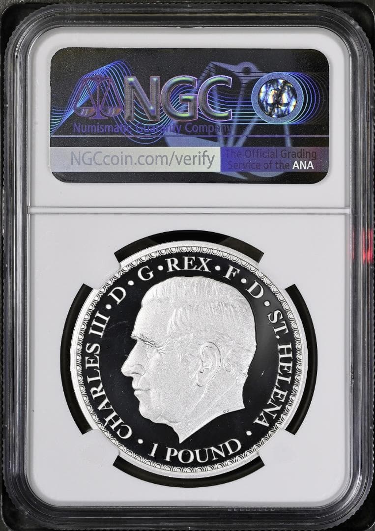 2023年 セントヘレナ ウナとライオン 1オンス プルーフ銀貨 PF69FDI