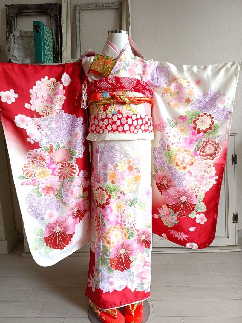 専用です☆新品☆式部浪漫着物と作り帯☆七五三フルセット