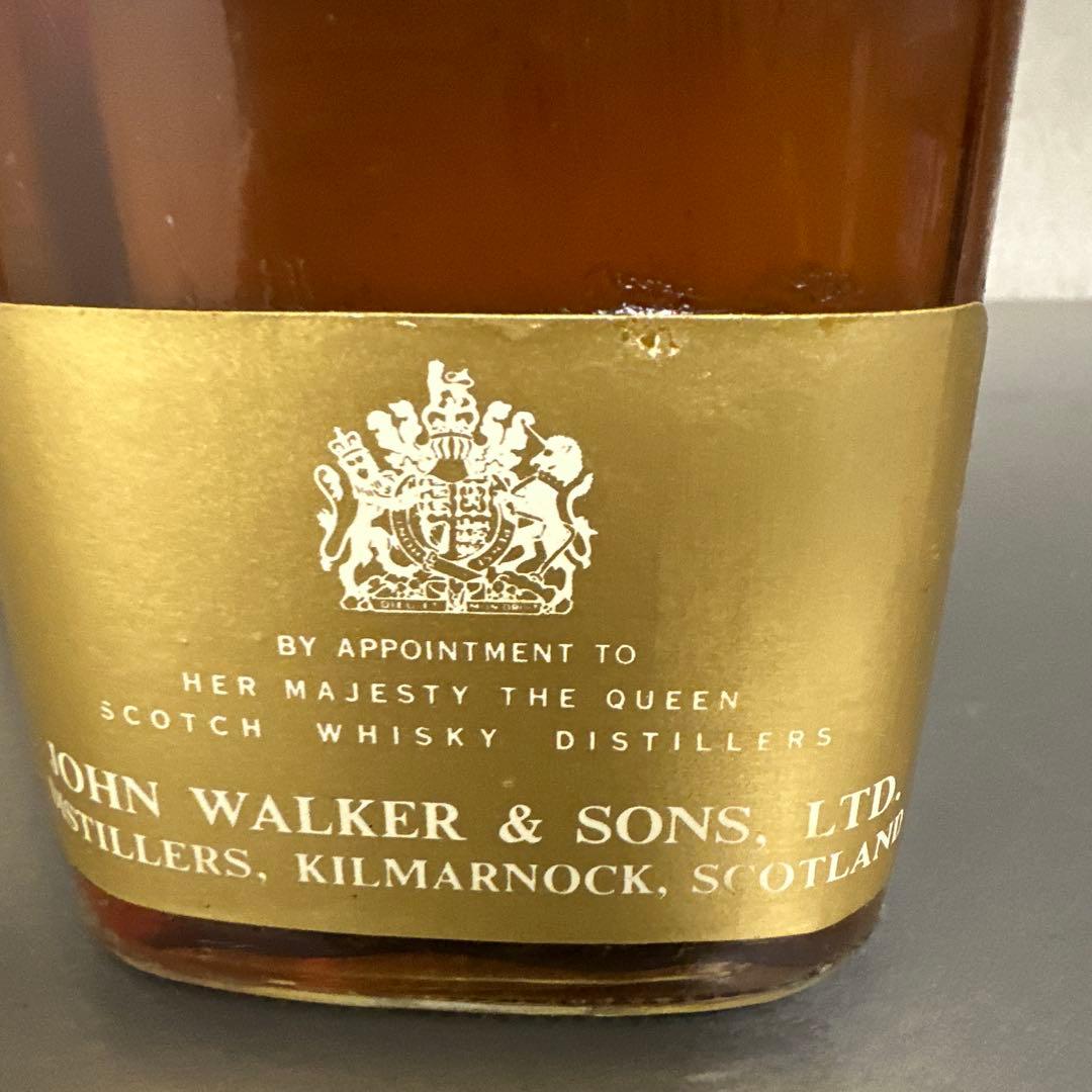 特級ジョニーウォーカーBLACK LABEL 760ml 白紋章 金キャップ