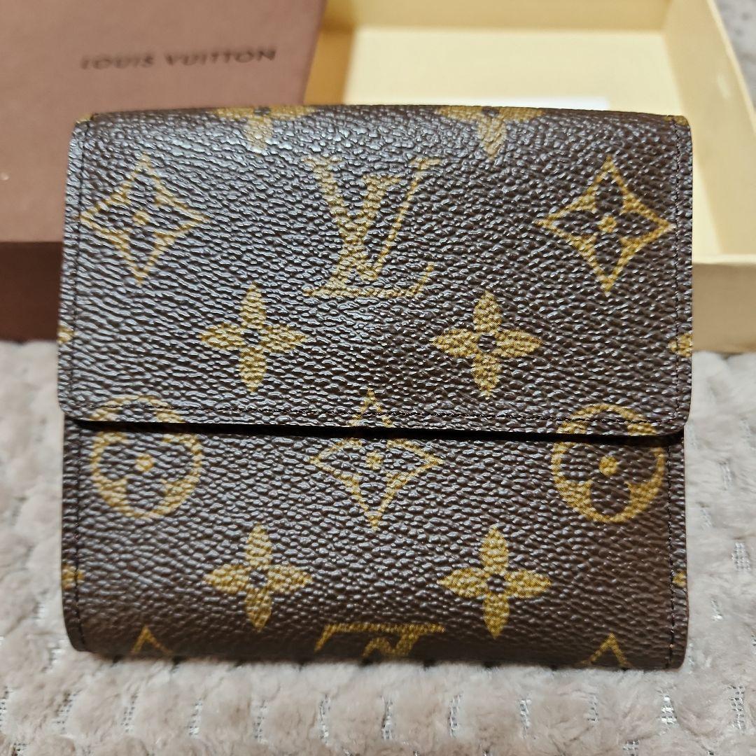 ✨超美品✨Louis Vuitton モノグラムWホック二つ折り財布　鑑定済み