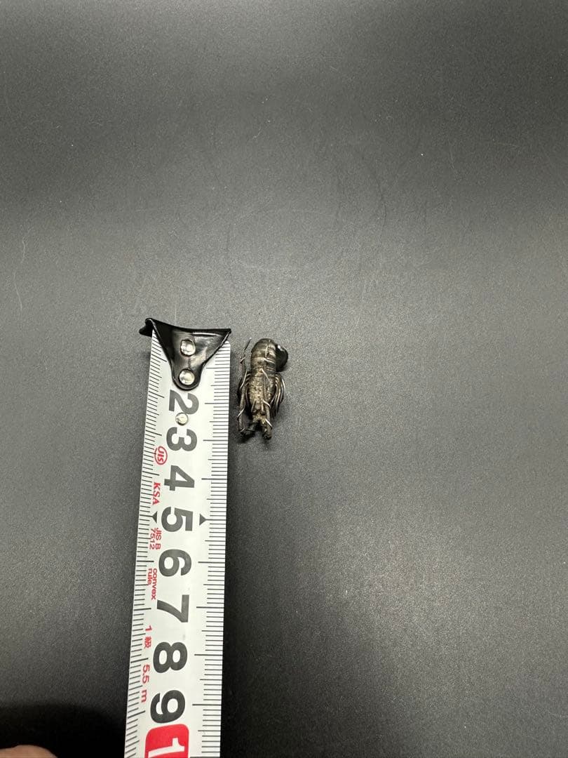 金工美術　純銀製　伊勢海老　エビ　古美術骨董