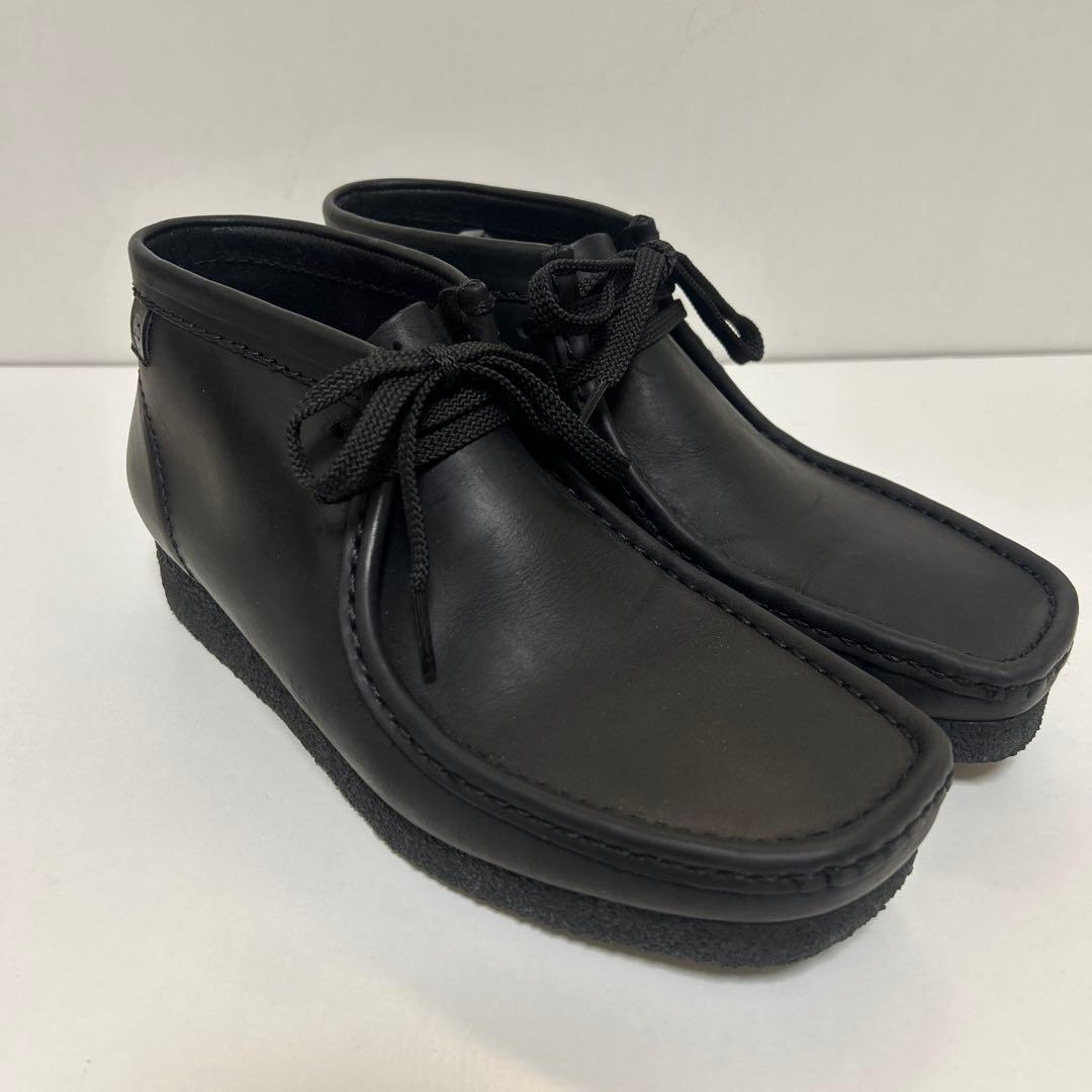 Clarks ワラビーブーツ オールレザー　UK62/1（25cm）ブラック