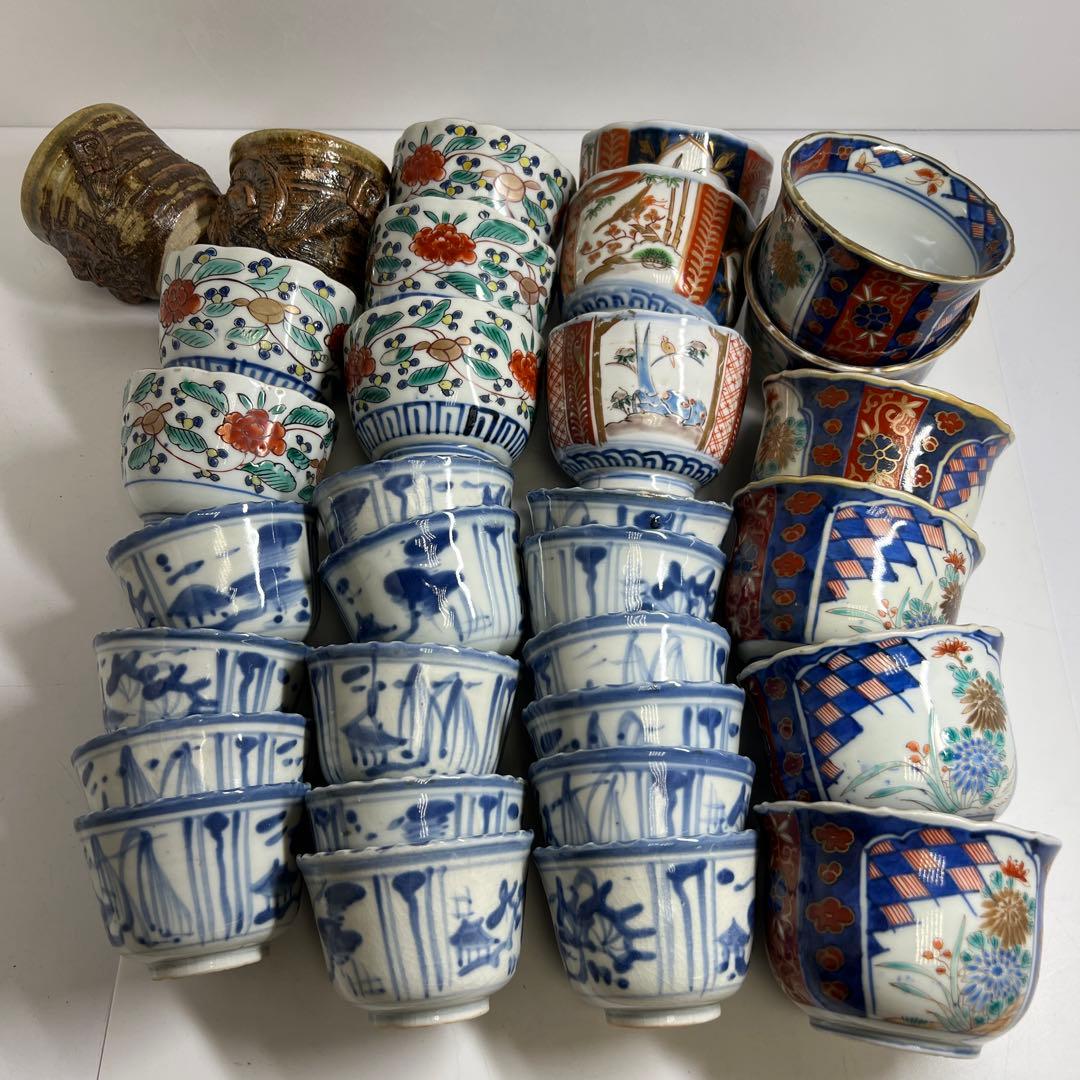 古伊万里　そば猪口等　東Y7-1217②