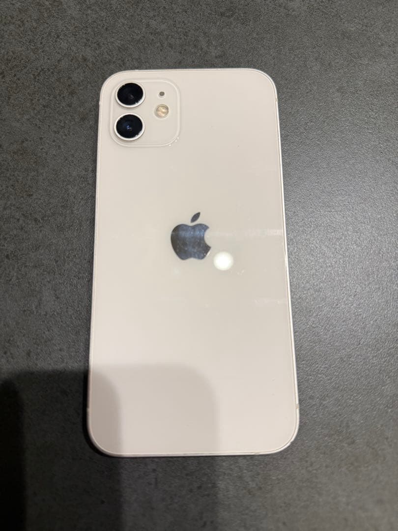 Apple iPhone 12 ホワイト 本体【購入前にコメント必須】ケース付き