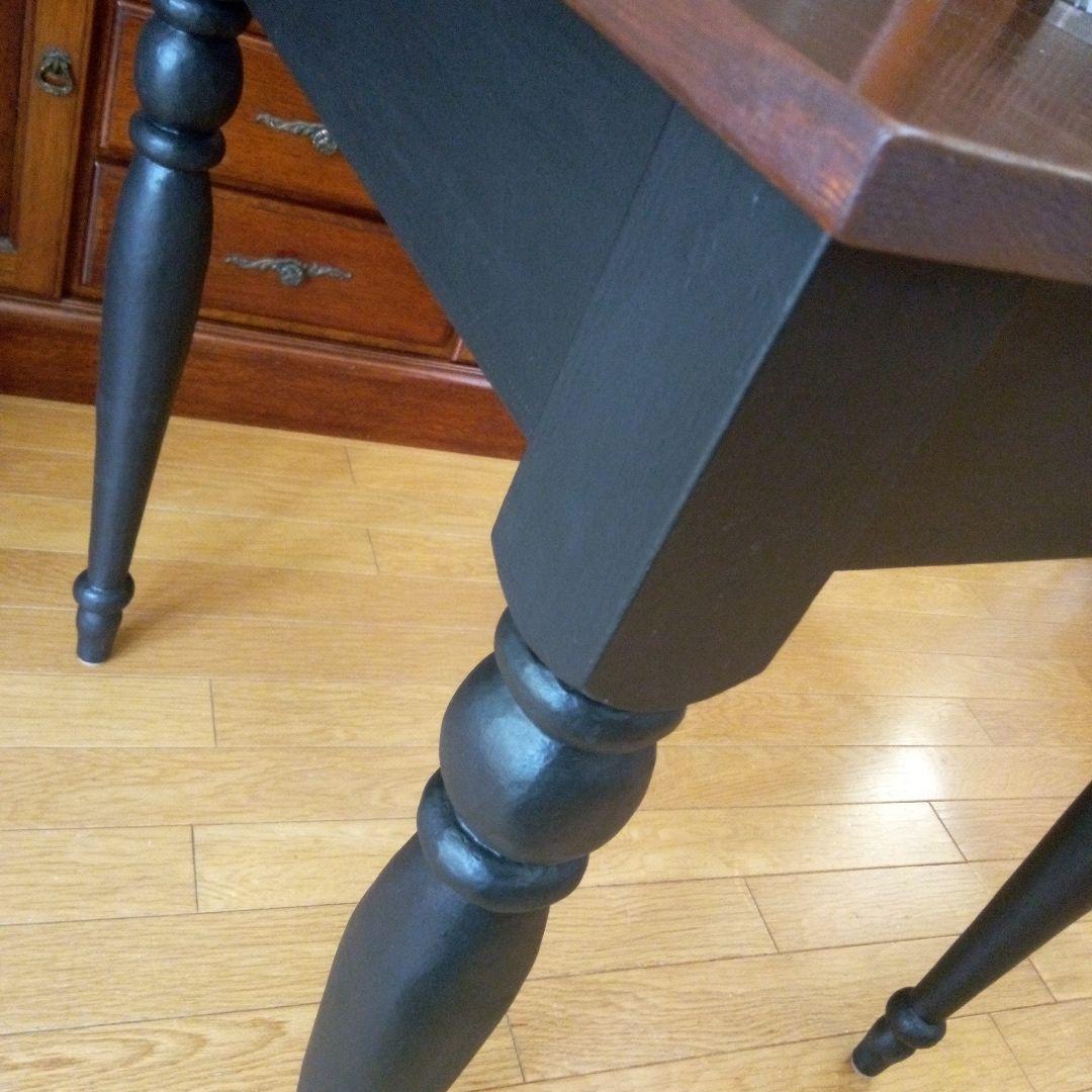 COCO　アンティーク調ろくろ脚テーブル