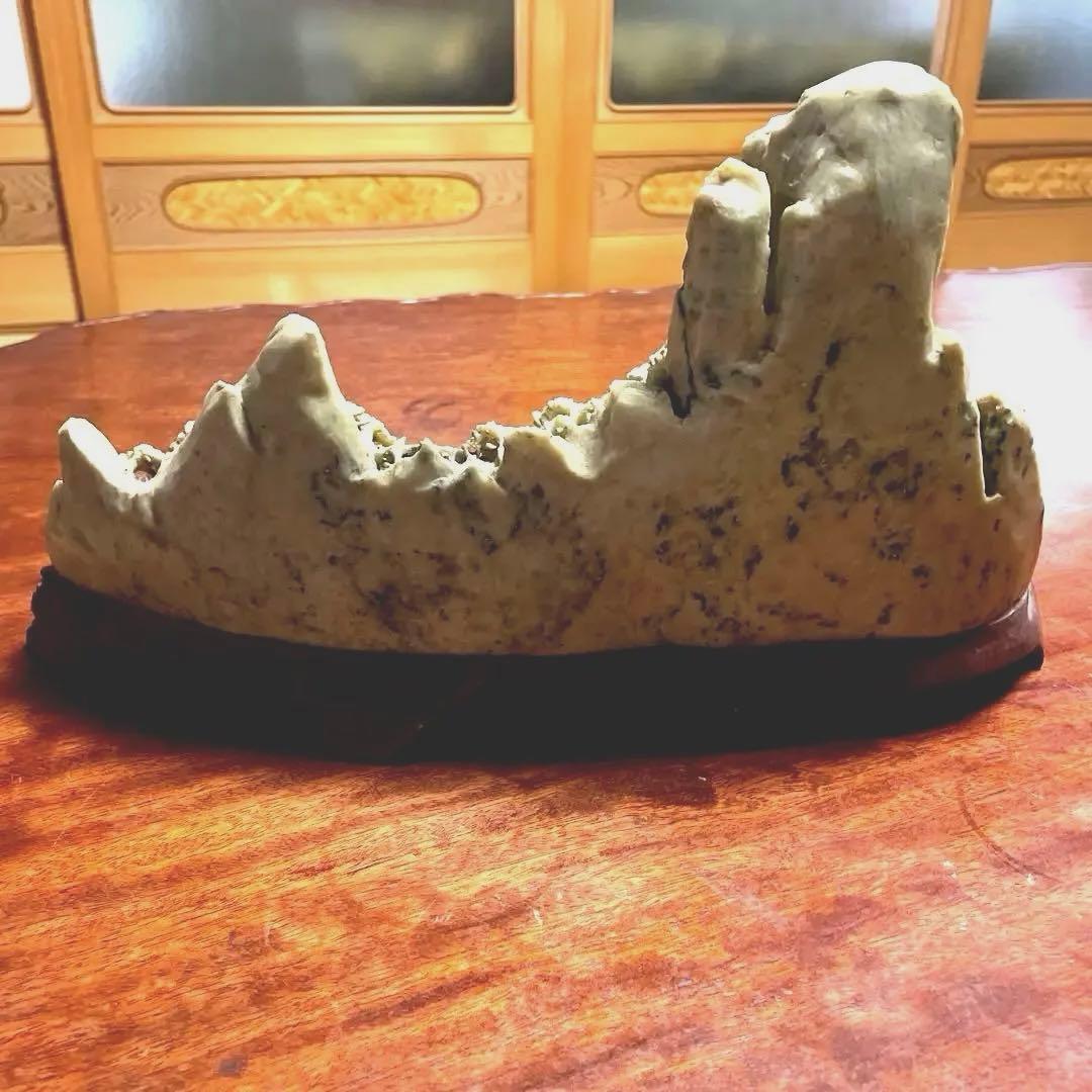 アンティーク　天然大理石　置物　台湾お土産