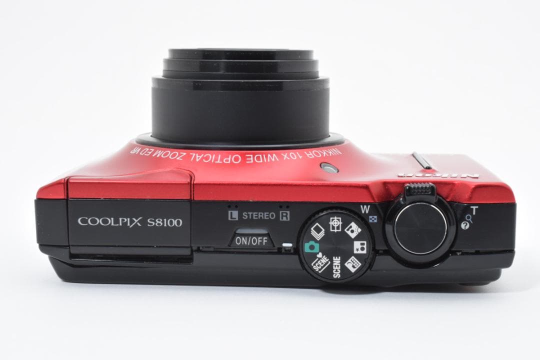 ニコン　Nikon COOLPIX S8100 レッド