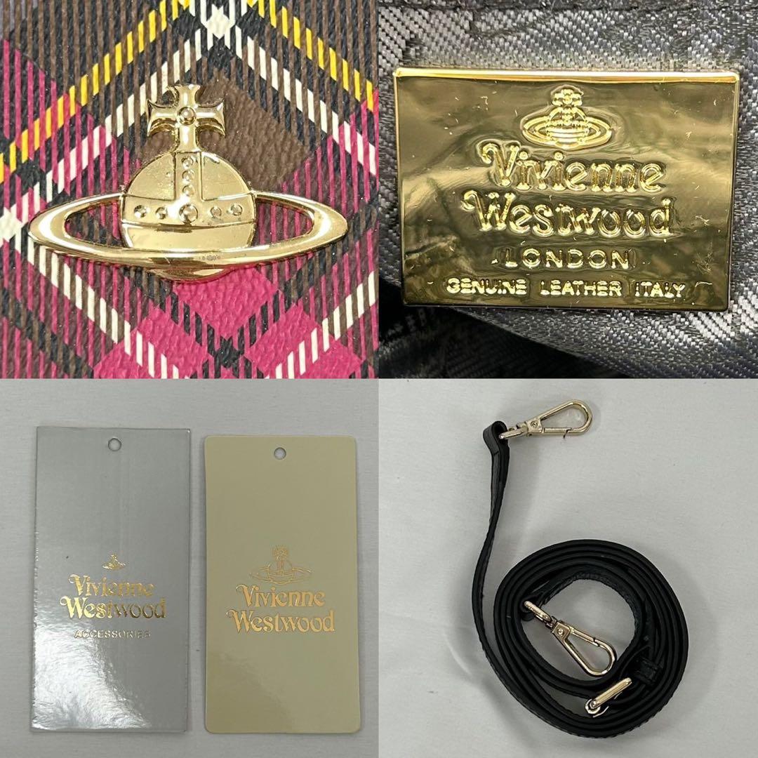 【極美品/カード付】ヴィヴィアンウエストウッド ヤスミン 2way ハンドバッグ