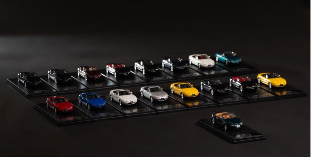 EUNOS ROADSTER MODEL CAR SET 1/43 17台セット