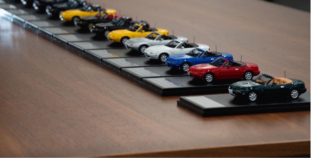 EUNOS ROADSTER MODEL CAR SET 1/43 17台セット