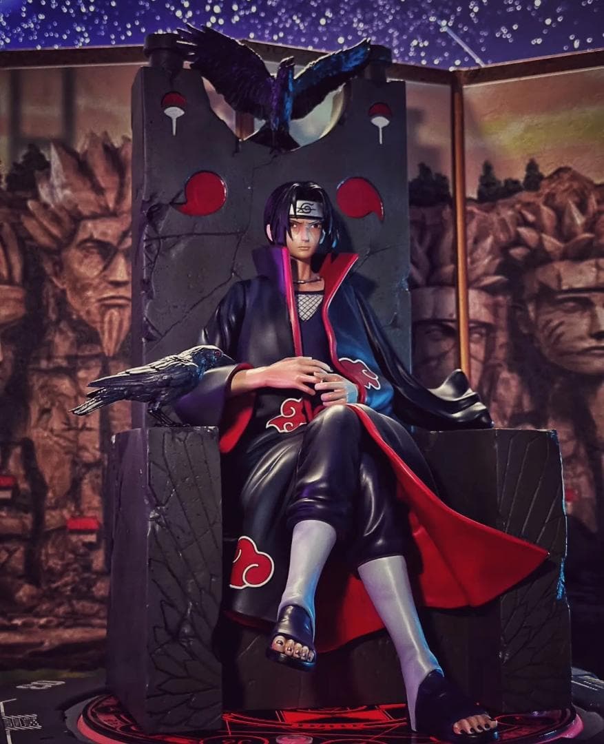 ナルト うちはイタチ ガレージキット 塗装済み完成品 フィギュア 1/6スケール