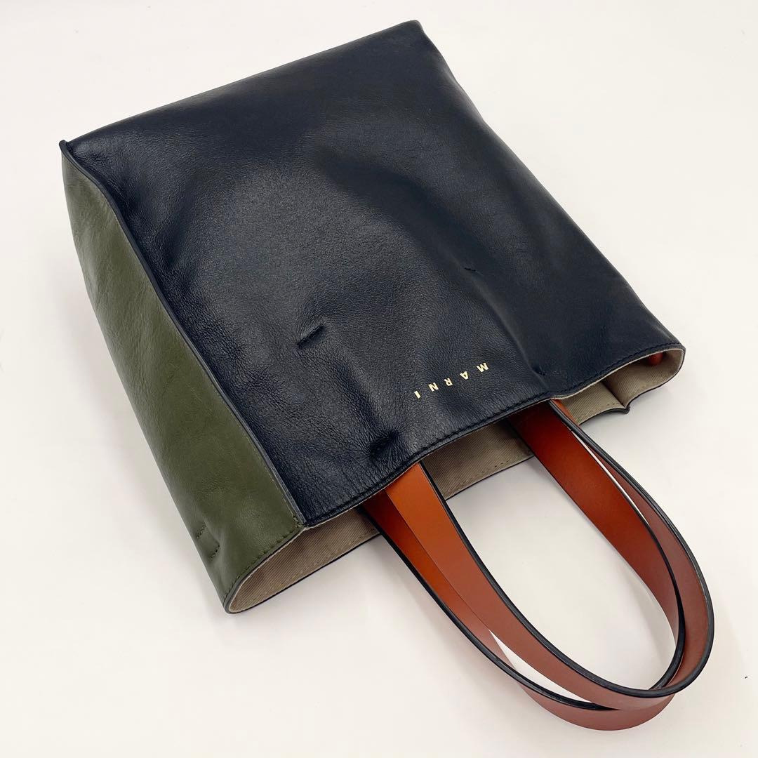 【極美品】MARNI ミュゼオ ハンドバッグ2way ショルダー マルチカラー