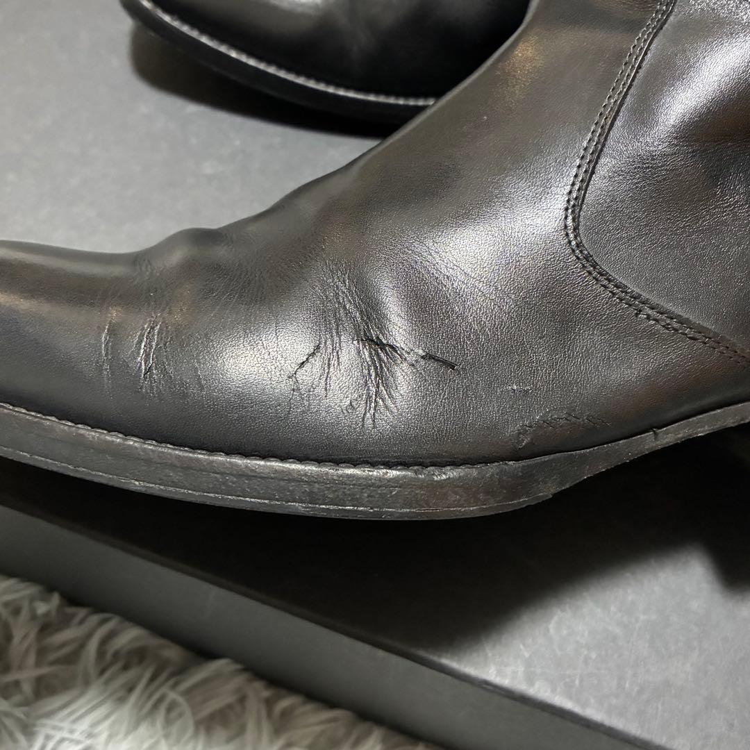 【良品】SAINT LAURENT PARIS 本革 サイドジップ 41