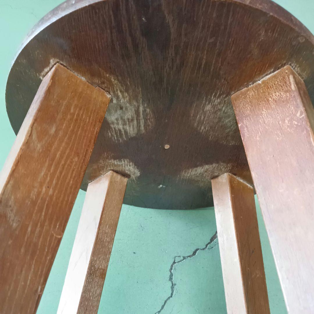 アンティーク レトロ 木製 スツール