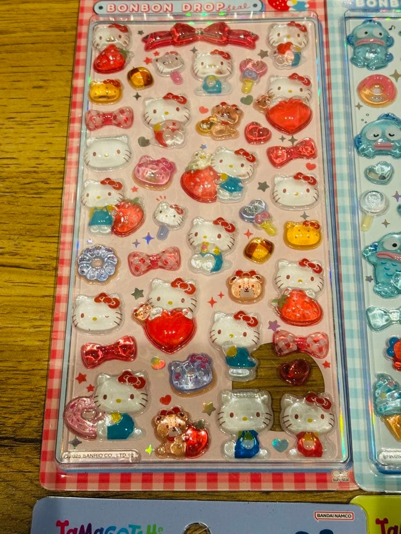 正規品 サンリオ たまごっち ボンボンドロップシール10枚セット