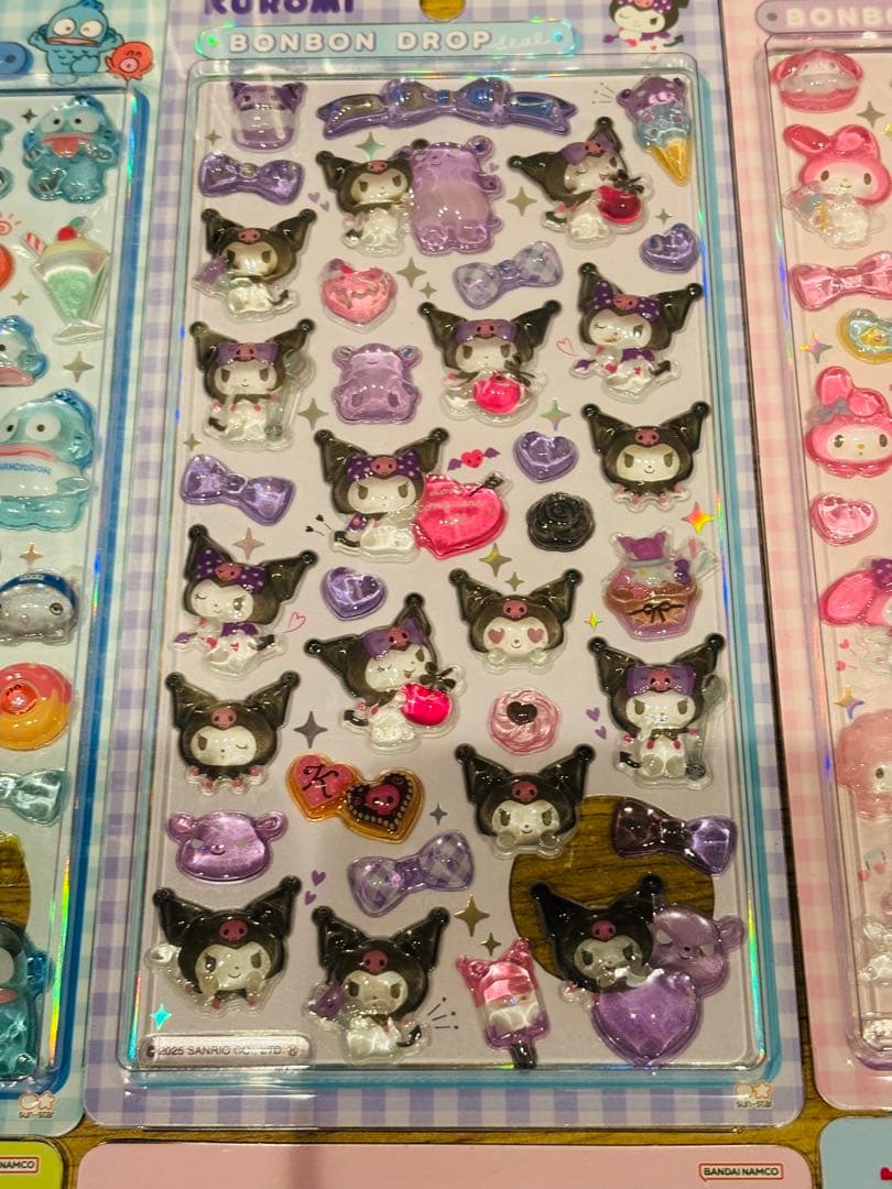 正規品 サンリオ たまごっち ボンボンドロップシール10枚セット