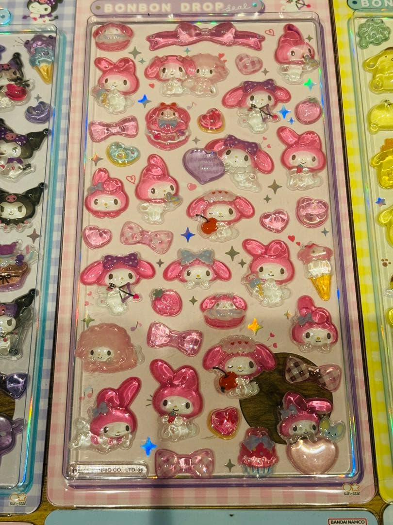 正規品 サンリオ たまごっち ボンボンドロップシール10枚セット