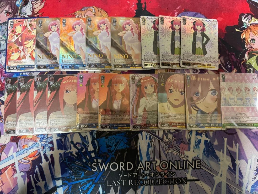 ヴァイスシュヴァルツ　五等分の花嫁8電源　ほぼフルレア+おまけ