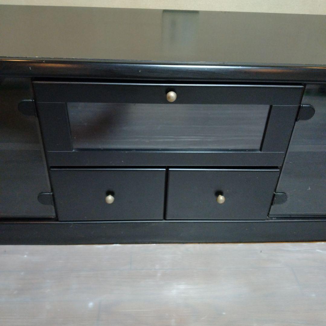 maruni マルニ　黒 木製 テレビボード 約幅150cm