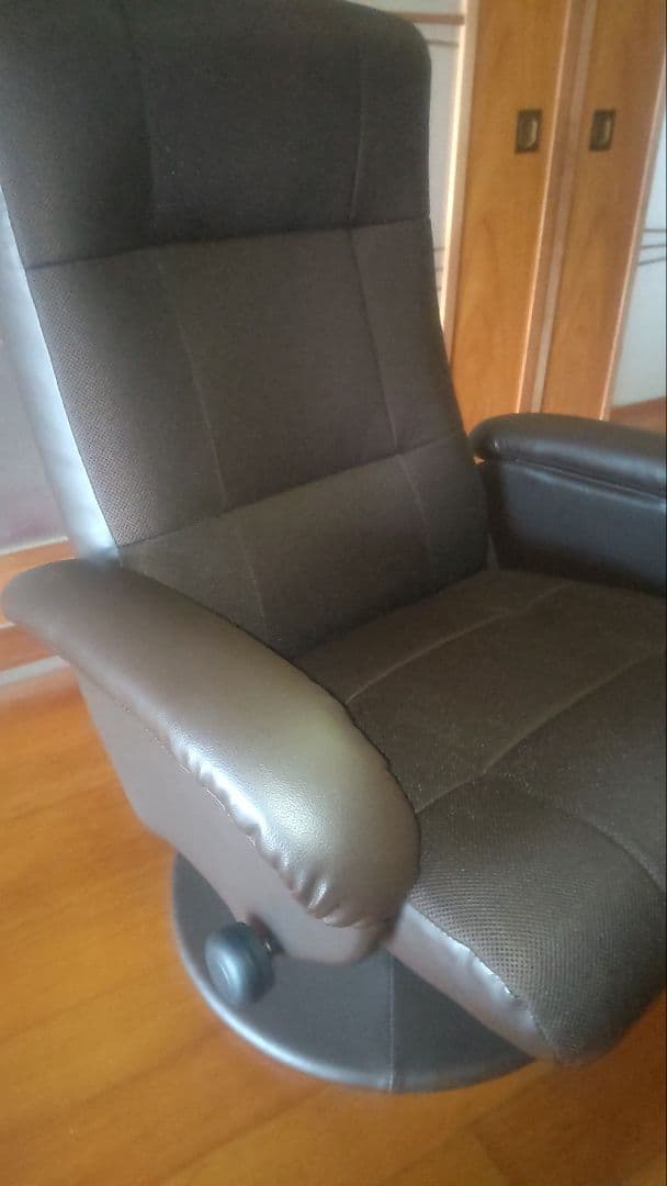 引取限定(一部配達可)　リクライニングチェア オットマンセット　美品