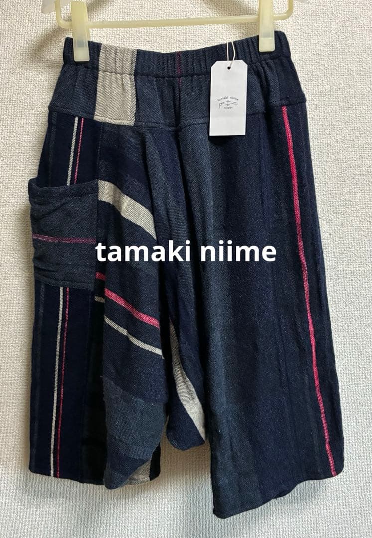 【tamaki niime】 tarun pants ウール　short