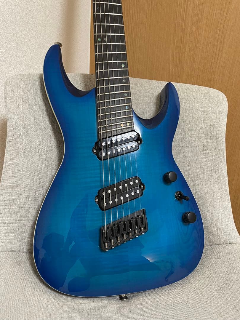 7弦マルチスケール ファンドフレット ノーメーカー品 エレキギター