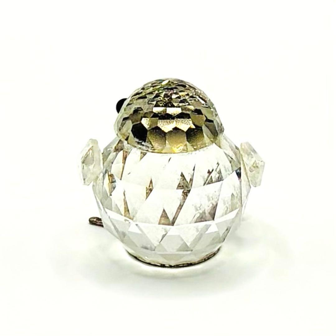 希少　スワロフスキー　クリスタル　スズメの置物