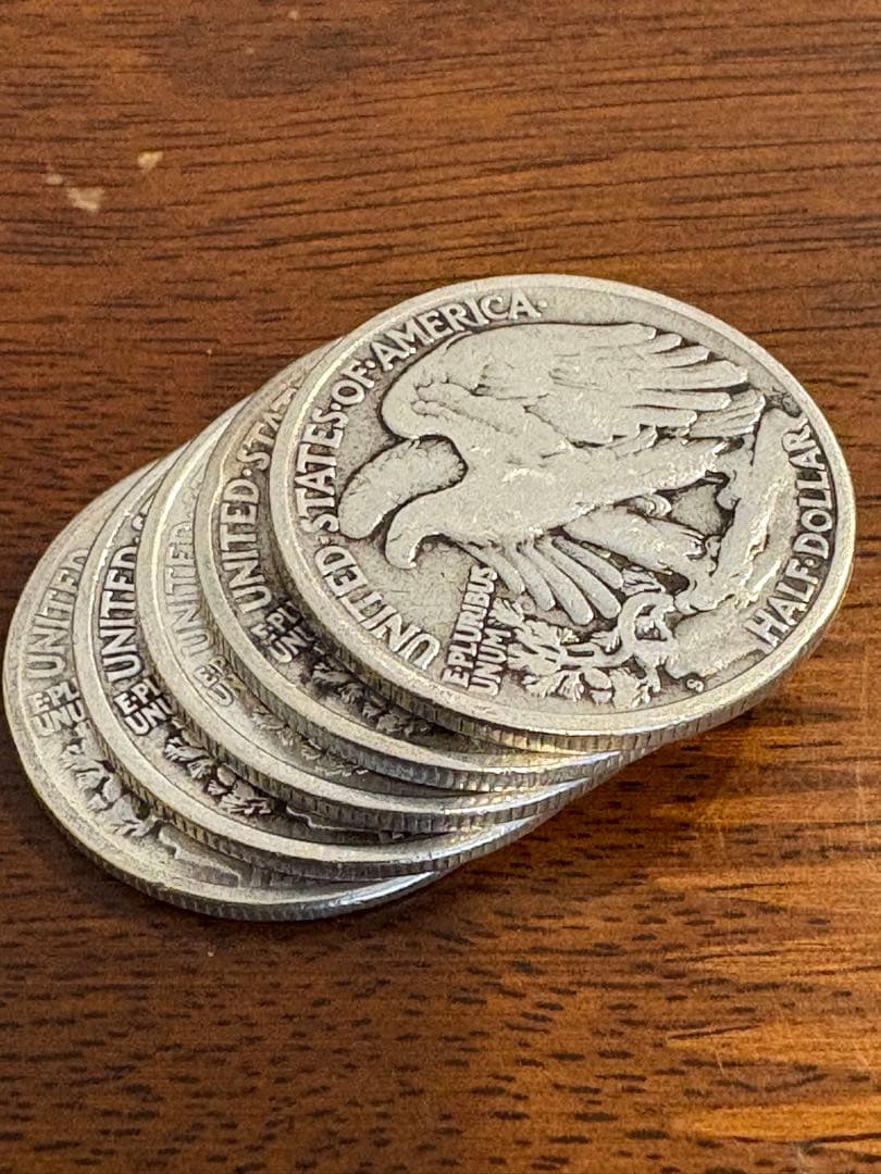 ウォーキングリバティ　ハーフダラー銀貨セット