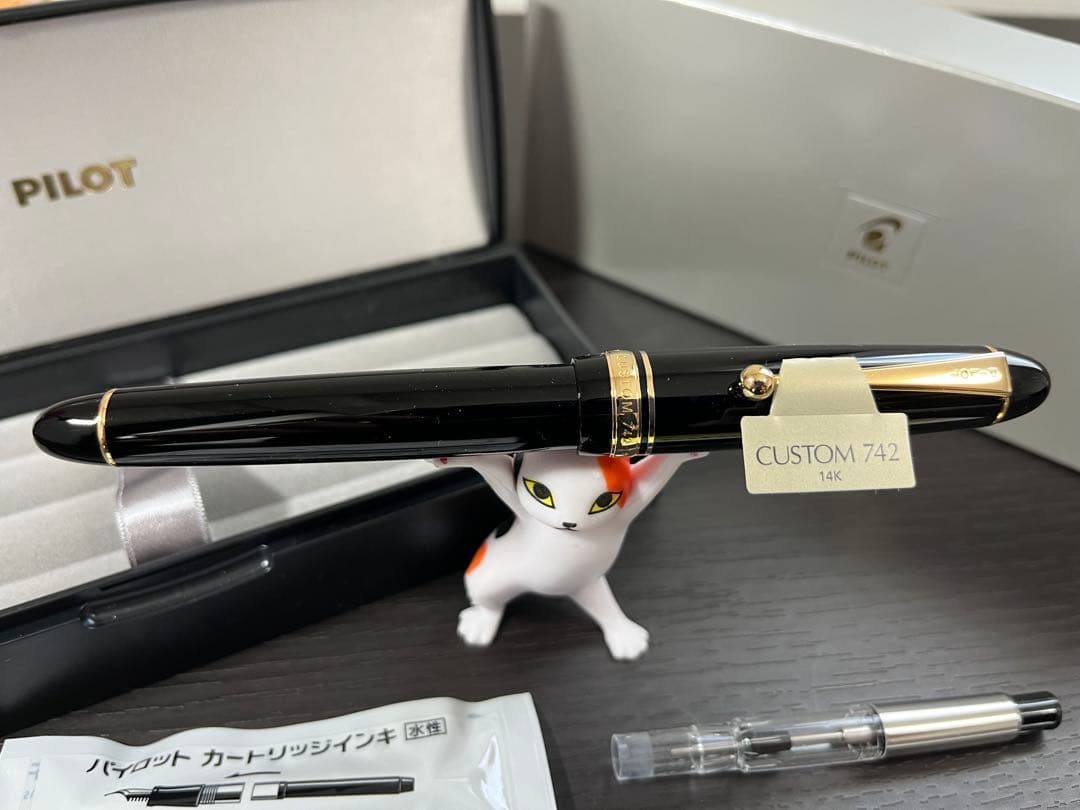 パイロット カスタム742 万年筆 14K スタブ