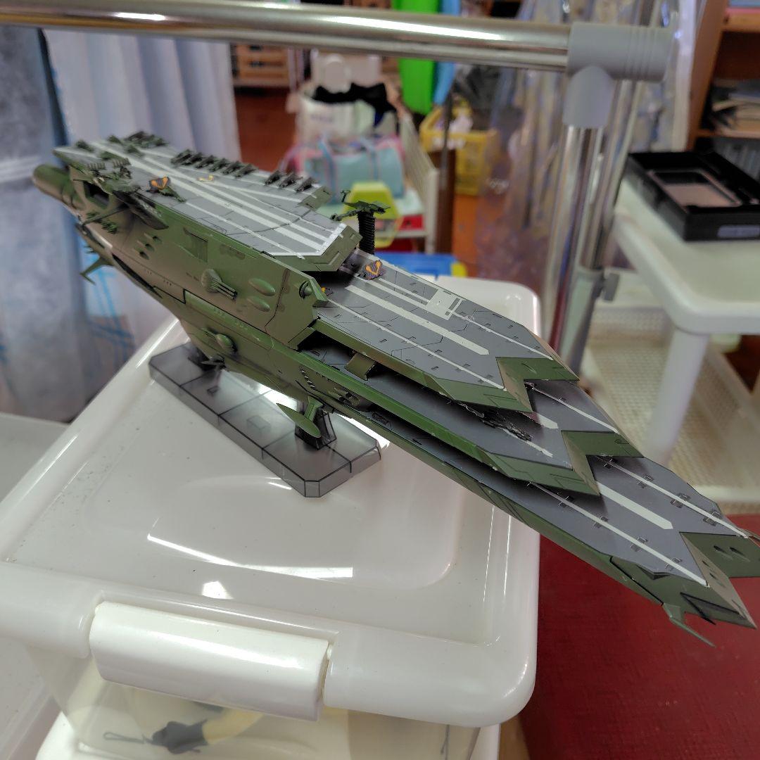 1/1000ガイペロン級多層式航宙母艦バルグレイ完成品