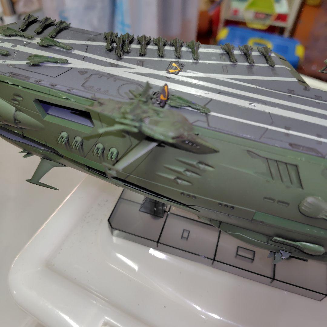 1/1000ガイペロン級多層式航宙母艦バルグレイ完成品