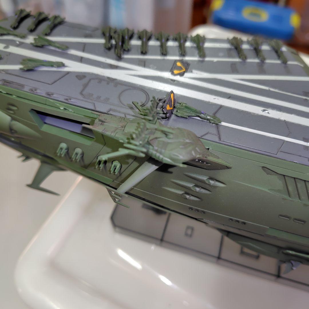1/1000ガイペロン級多層式航宙母艦バルグレイ完成品