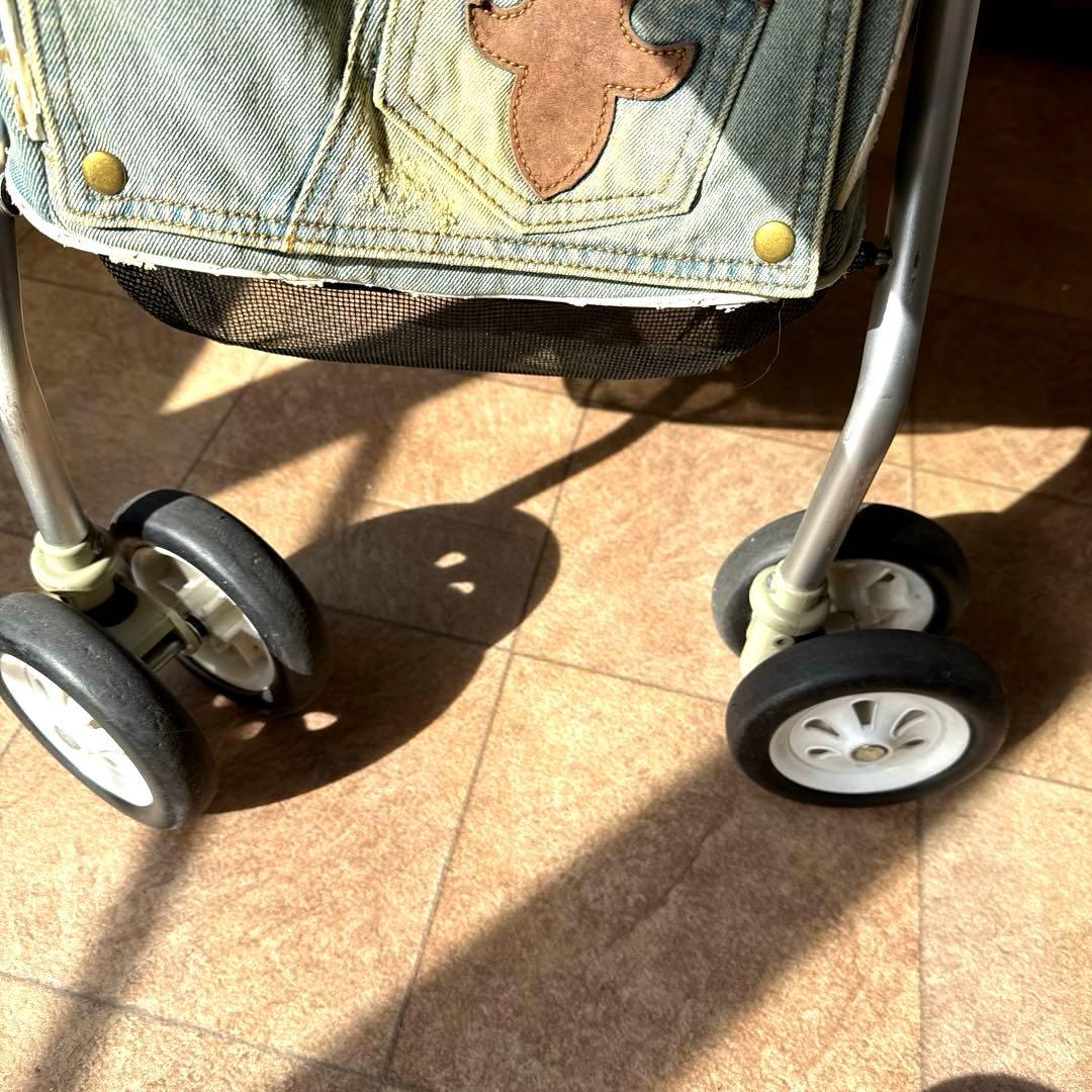 MotherCartマザーカート2段式プレミアムカートダメージデニム変えデニム付